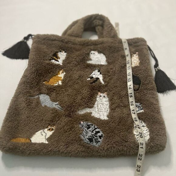 BAG GRAPHIC ANIMALS TASSEL‎ DRAWSTRING - Picture 8 of 11